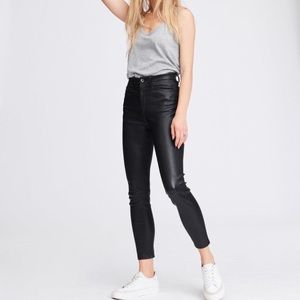 Rag & Bone Leather Pant, Mid Rise,  Dry cleaned!